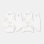 Ballotins Elégant Feuille  papillon Baby shower (Déplié)