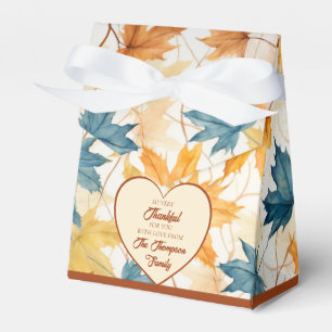 Ballotins Elégant Feuilles d'érable Merci coeur de Thanksgiv