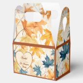 Ballotins Elégant Feuilles d'érable Merci coeur de Thanksgiv (Ouvert)