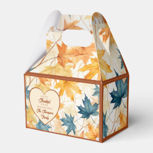 Ballotins Elégant Feuilles d'érable Merci coeur de Thanksgiv