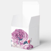 Ballotins Élégant Fleur violet Mariage personnalisé (Ouvert)