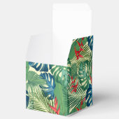 Ballotins Élégant Fleurs Palms Monstera (Ouvert)