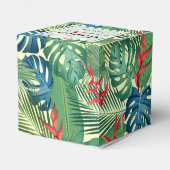 Ballotins Élégant Fleurs Palms Monstera (Arrière)