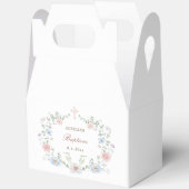 Ballotins Elegant Floral Frame Baptism Gable (Ouvrir)