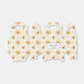 Ballotins Élégant floral jaune (Déplié)