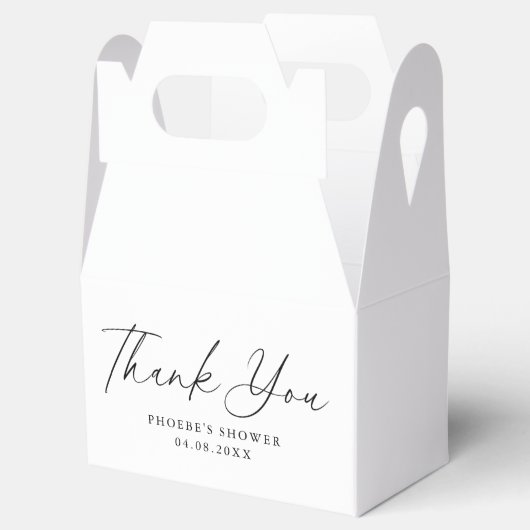 Ballotins Élégant Gable de Mariage avec Écriture Manuscrite (Ouvert)