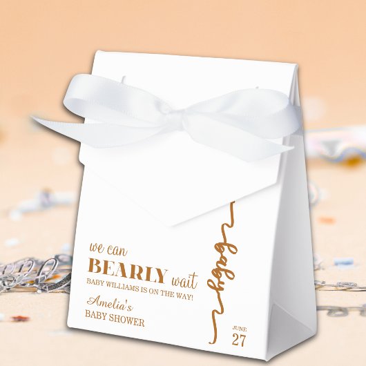 Ballotins Elegant Gold Bear Balloon Bearly Wait Neutral