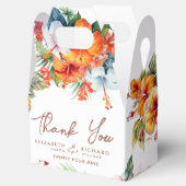 Ballotins Élégant Hibiscus Fleur Tropical Floral Mariage (Ouvert)