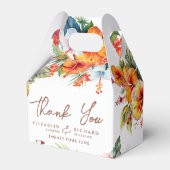 Ballotins Élégant Hibiscus Fleur Tropical Floral Mariage (Verso)