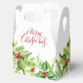 Ballotins Élégant Holly Berry Joyeux Noël Faveur de vacances (Ouvert)