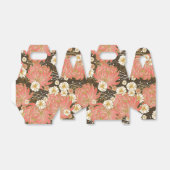 Ballotins Elegant Japanese pattern Favor Box (Déplié)