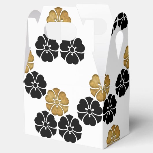Ballotins Elegant Japanese pattern Favor Box (Ouvert)