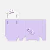 Ballotins Elégant lavande botanique Mariage merci (Déplié)