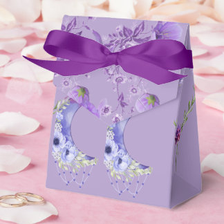 Ballotins Elegant Lavender Moon Wedding Favor Box
