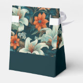 Ballotins Élégant Mariage à fleurs tropicales (Arrière)