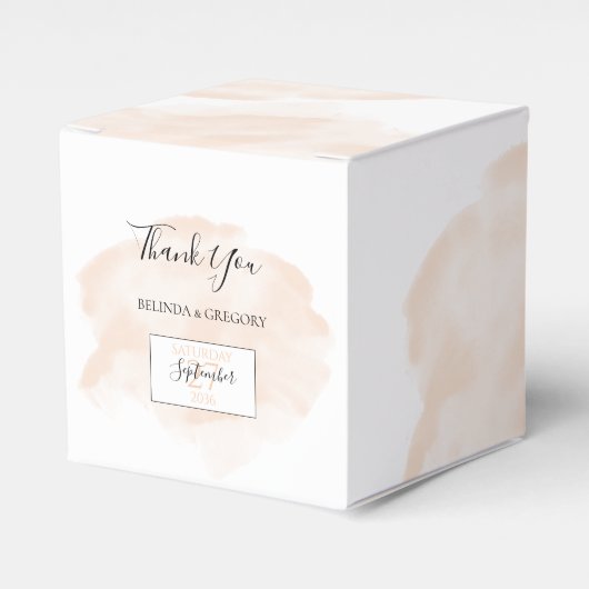 Ballotins Elégant Mariage aquarelle (Verso)