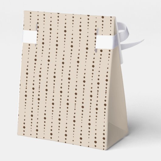 Ballotins Élégant Mariage beige beige orné (Arrière)