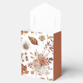 Ballotins Élégant Mariage Boho en terre cuite d'automne (Ouvert)