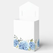 Ballotins Élégant Mariage cadeau Hydrangea Eucalyptus Blue H (Ouvert)