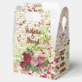 Ballotins Elégant Mariage campagnard Rose roumain de Bourgog (Ouvert)