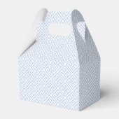 Ballotins Élégant Mariage Clé Grecque Bleu Pâle Et Blanc (Arrière)