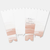 Ballotins Élégant Mariage corail en terre cuite (Déplié)