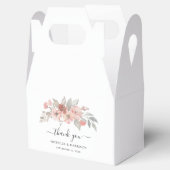 Ballotins Élégant Mariage d'aquarelle rose pâle (Ouvert)