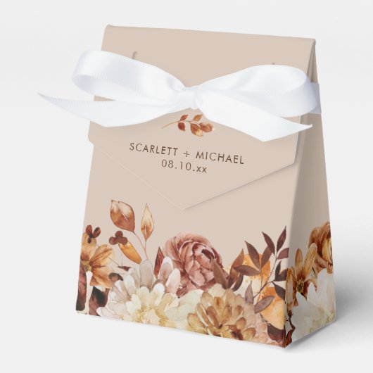 Ballotins Élégant Mariage d'automne (Verso)