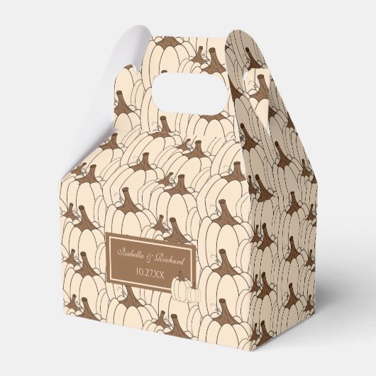 Ballotins Élégant Mariage de automne crémeux Ballotin Citrou (Verso)