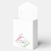 Ballotins Elégant Mariage de fleurs d'aquarelle (Ouvert)