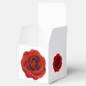 Ballotins Élégant Mariage de fleurs rouges (Ouvert)