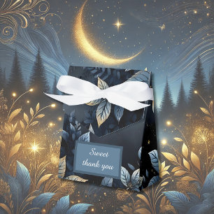 Ballotins Élégant Mariage de Midnight Blue et Gold Forest