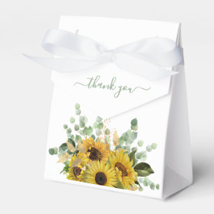 Ballotins Élégant Mariage de tournesols floraux