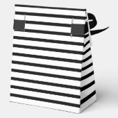 Ballotins Élégant Mariage de trame en or noir blanc (Verso)