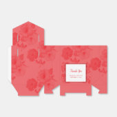 Ballotins Elégant Mariage d'hibiscus aquarelle (Déplié)