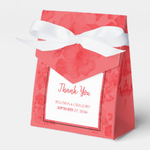 Ballotins Elégant Mariage d'hibiscus aquarelle