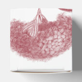 Ballotins Élégant Mariage d'Hydrangée bordeaux (Haut)