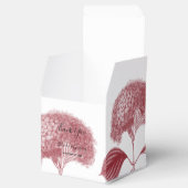 Ballotins Élégant Mariage d'Hydrangée bordeaux (Ouvert)