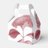 Ballotins Élégant Mariage d'Hydrangée bordeaux (Arrière)