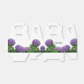Ballotins Élégant Mariage d'Hydrangée violette (Déplié)
