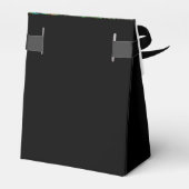 Ballotins Élégant Mariage Emerald Green et Gold Peacock (Arrière)