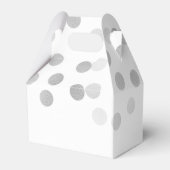 Ballotins Elégant Mariage Faux Parties scintillant Argent Fo (Arrière)