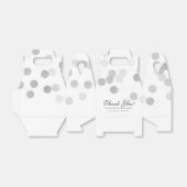 Ballotins Elégant Mariage Faux Parties scintillant Argent Fo (Déplié)