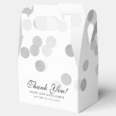 Ballotins Elégant Mariage Faux Parties scintillant Argent Fo (Ouvert)