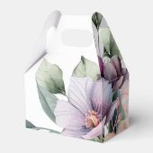 Ballotins Elégant mariage floral aquarelle (Arrière)