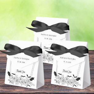 Ballotins Élégant Mariage floral gothique