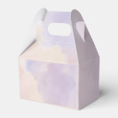 Ballotins Élégant Mariage floral violet (Arrière)