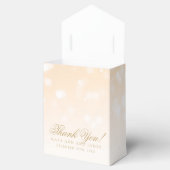 Ballotins Élégant Mariage Gold Bokeh Éclairage (Ouvert)