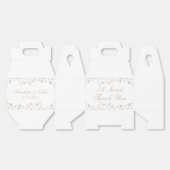 Ballotins Élégant Mariage Merci beige (Déplié)