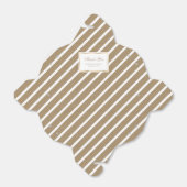 Ballotins Elégant Mariage Merci d'or Faux Kraft (Déplié)